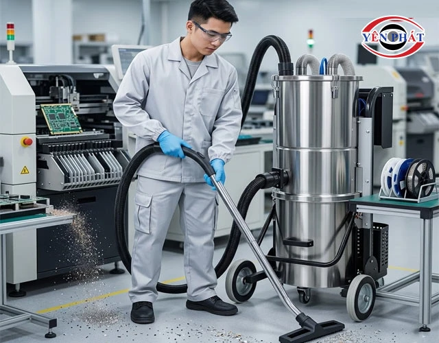 Máy hút bụi công nghiệp phòng nổ EX60-2 dễ sử dụng