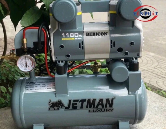 máy nén khí không dầu Jetman NKF-1180T9 vận hành êm