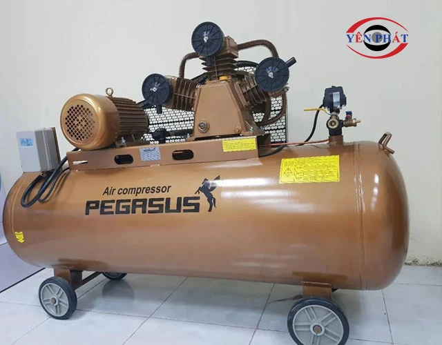Máy nén khí Pegasus TM-V-0.17/8-120L tiện di chuyển