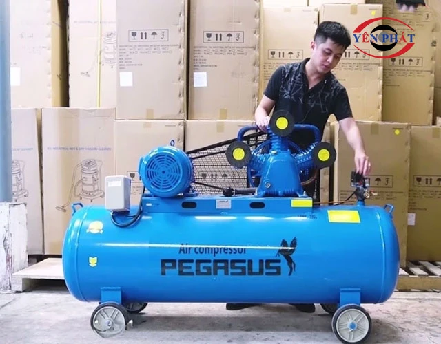 lắp đặt máy nén khí Pegasus TM- W-0.67/8-330L