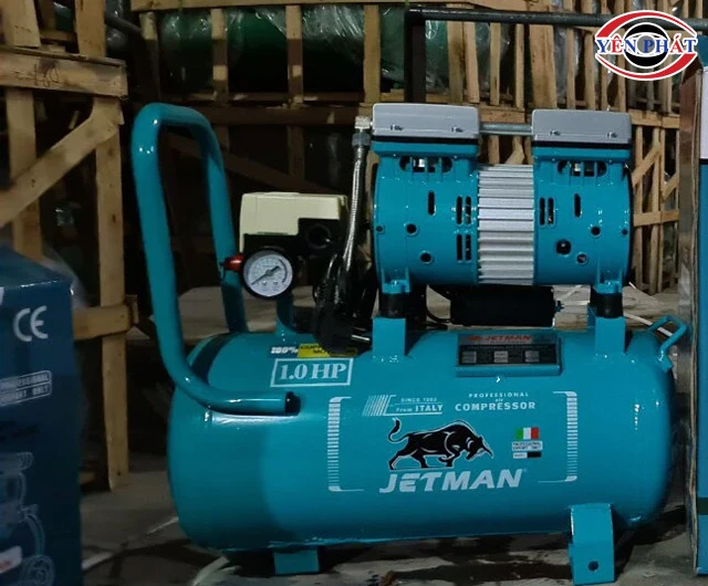 máy nén khí không dầu Jetman JM-580 (rơle điện tử) khí nén sạch