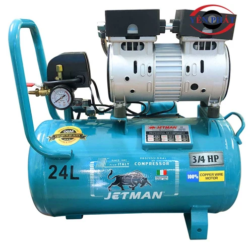 Máy nén khí không dầu Jetman JM-580 (rơle điện tử)
