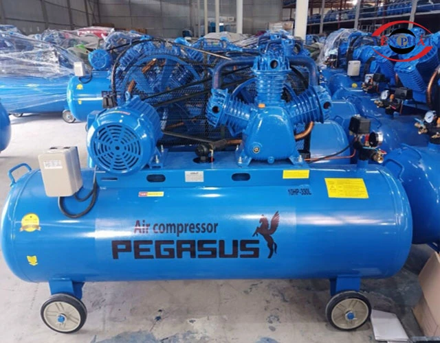 máy nén khí Pegasus TM- W-0.67/8-330L vận hành nhiều thiết bị