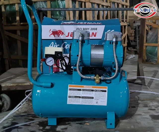 Địa chỉ mua máy nén khí không dầu Jetman JM-580 (rơle điện tử) 