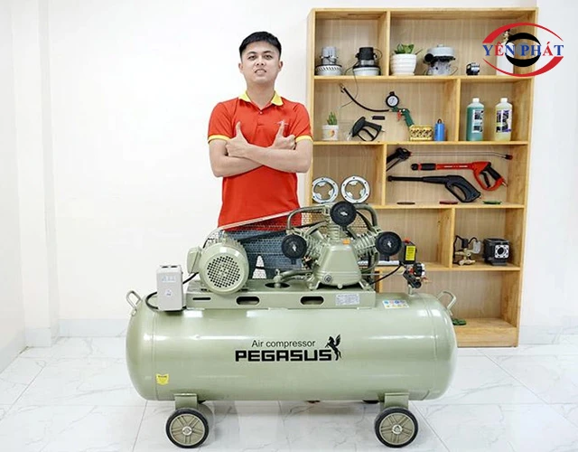 chọn mua Máy nén khí Pegasus TM-V-0.36/8-230L tại Tổng kho Yên Phát