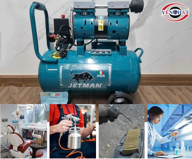 Ứng dụng máy nén khí Jetman JM-780