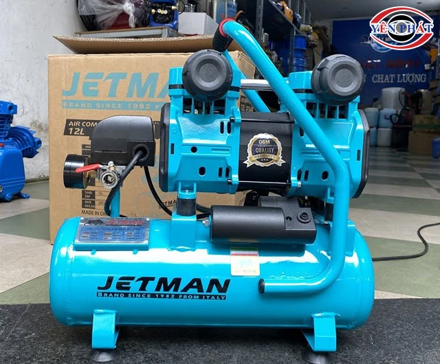 Dùng máy nén khí không dầu Jetman JM-1600 12L
