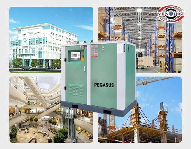 ứng dụng Máy nén khí trục vít Pegasus TMPM250A