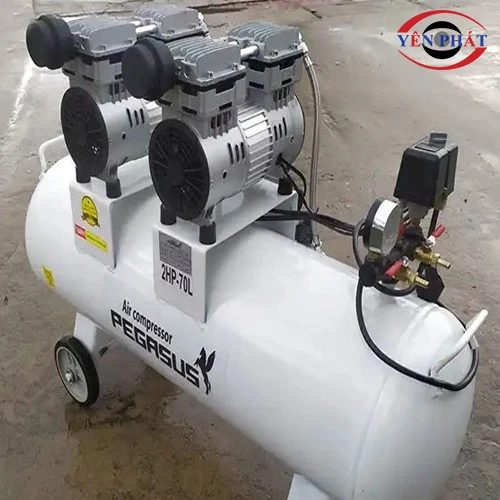 Máy nén khí không dầu Pegasus TM- OF750x2- 70L 2