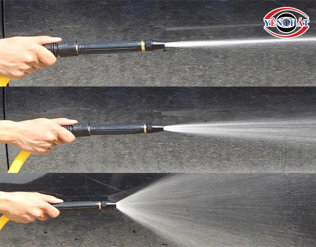 Chỉnh áp bằng súng phun hoặc vòi phun