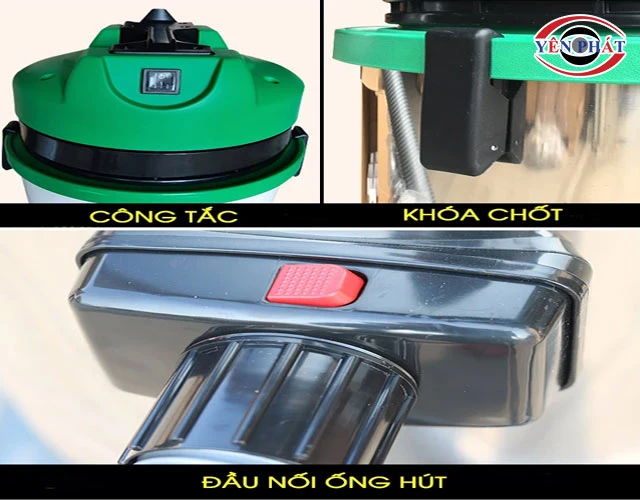 cấu tạo Máy hút bụi Kumisai KMS 20