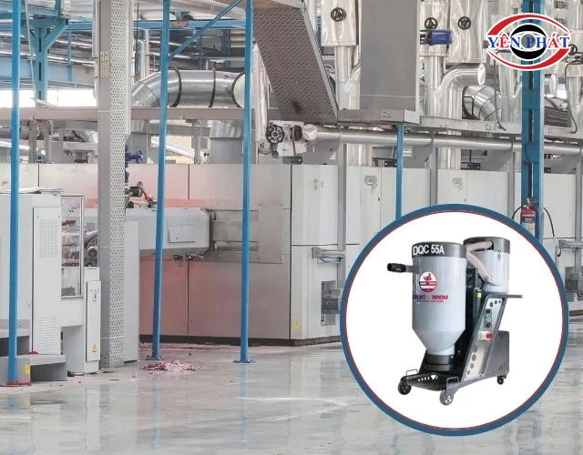 sử dụng máy hút bụi công nghiệp DQC - Tech 55A