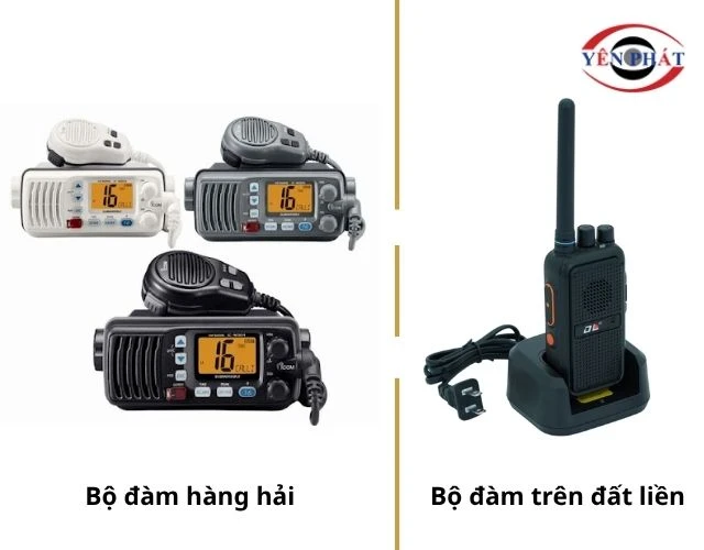 So sánh sự khác biệt giữa hai bộ đàm