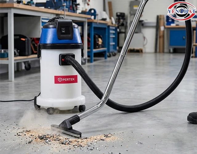 ứng dụng máy hút bụi công nghiệp Pertek PT301NP