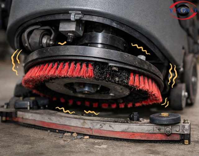 Độ rơ cơ khí do tích tụ rung động lâu ngày