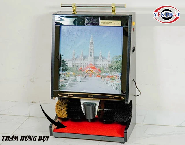 làm sạch thảm hứng bụi