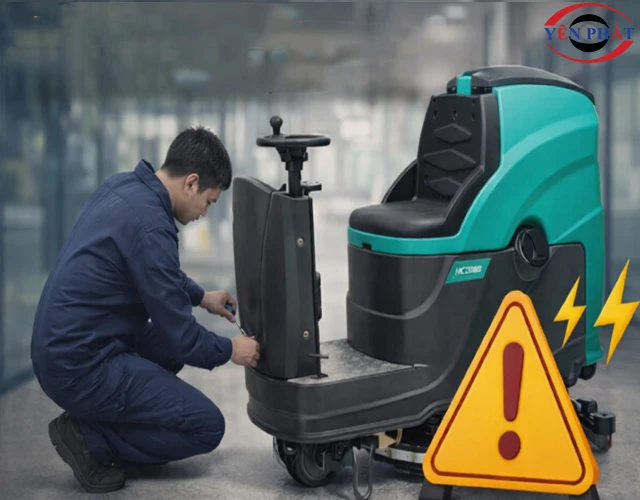 Xuất hiện âm thanh lạ và mùi khét