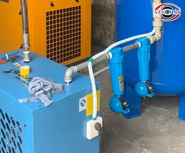 Bộ lọc hỗ trợ tối ưu lưu lượng và áp suất khí nén 