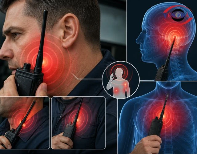 Đặt anten sát cơ thể sẽ làm tăng mức tiếp xúc RF
