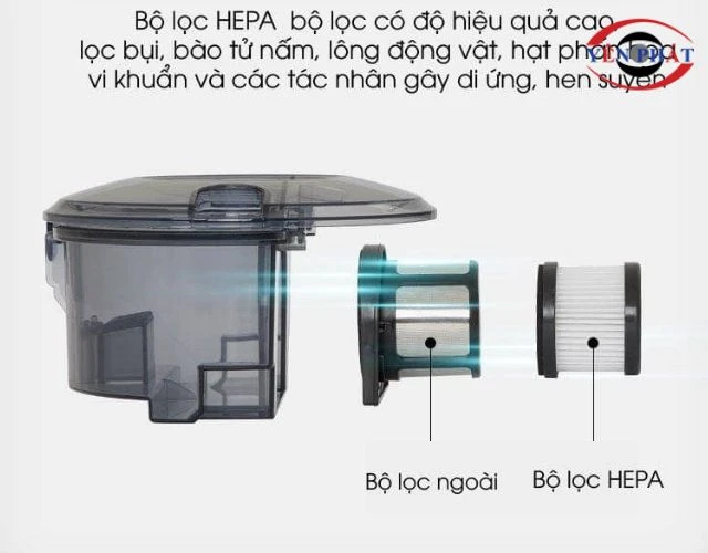 Hệ thống bộ lọc của máy hút bụi hons