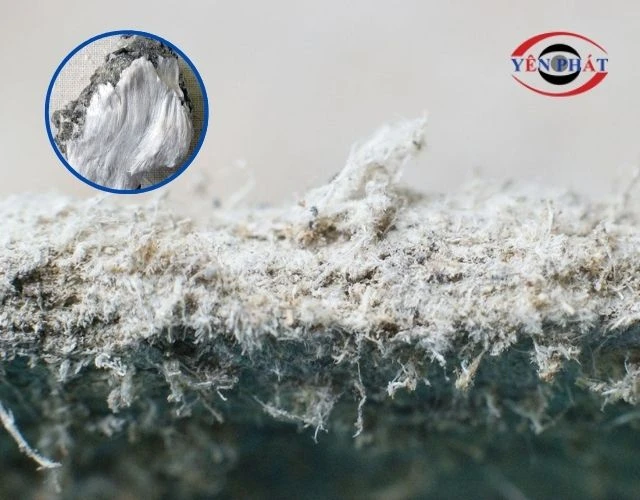 Kích thước sợi amiăng 