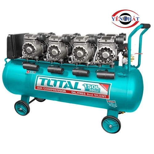 Máy nén khí không dầu Total TCS4481508T 150L/4x1200W