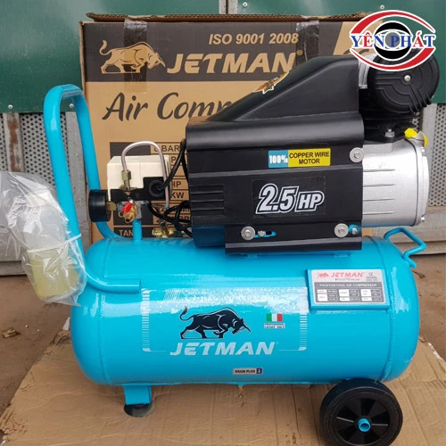 Máy nén khí liền trục 2 tụ Jetman JM-2T24 2.5HP 24L 3