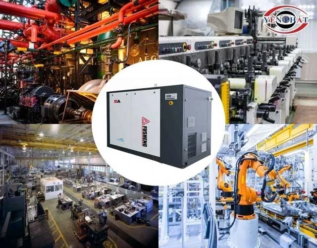 ứng dụng Máy nén khí trục vít Fusheng SA-132A