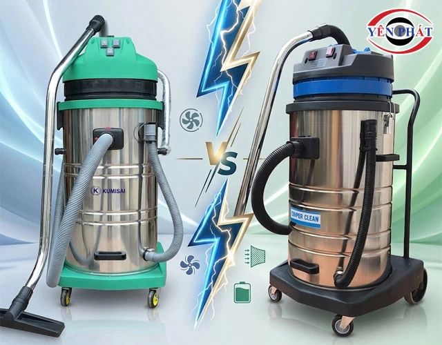 So sánh máy hút bụi 2 motor và 3 motor: Nên chọn loại nào? 