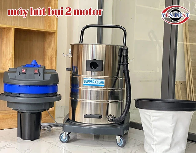 Đầu máy hút bụi 2 motor