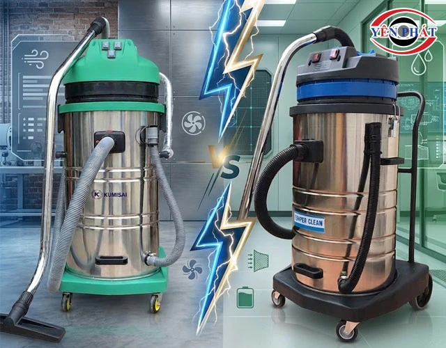  So sánh máy hút bụi 2 motor và 3 motor 