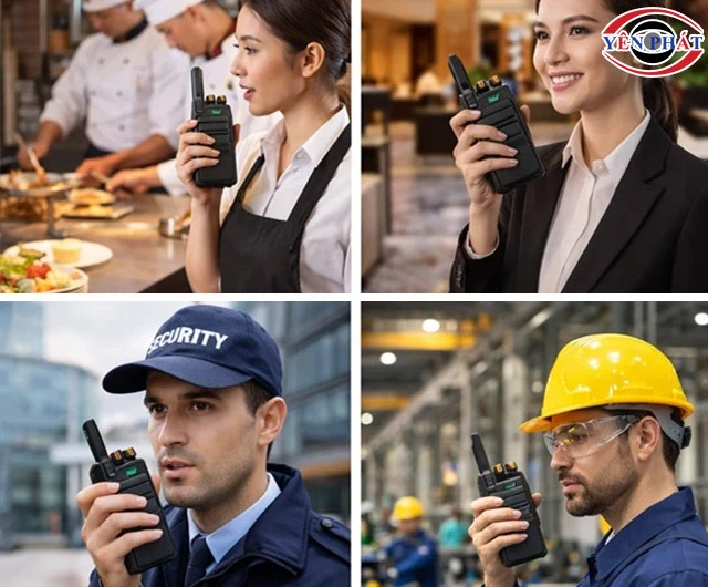 Ứng dụng của bộ đàm ALV
