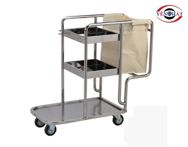 Xe đẩy vệ sinh bệnh viện