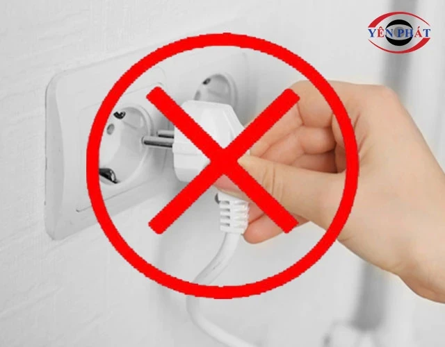 Ngắt nguồn điện ngay lập tức