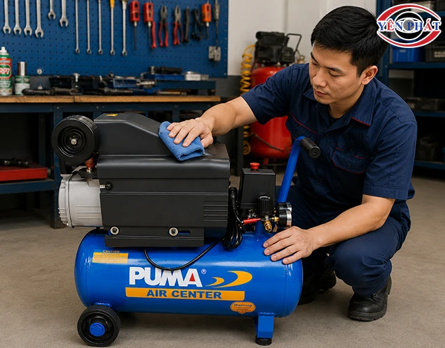 lưu ý khi sử dụng Máy nén khí mini Puma XN2525 (2.5HP)