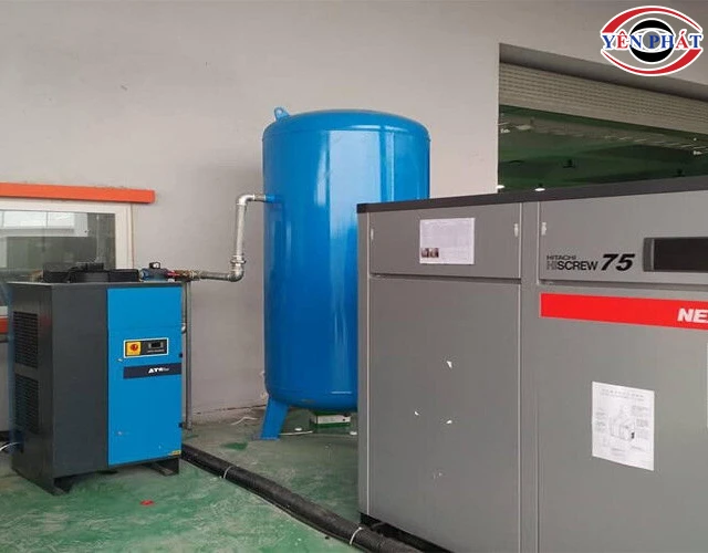 Máy bơm hơi trục vít Hitachi
