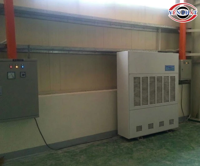 máy hút ẩm công nghiệp FujiE HM-360EB trong nhà xưởng