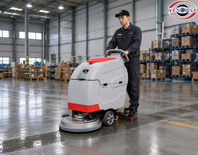 ứng dụng máy chà sàn Kumisai KMS 68C