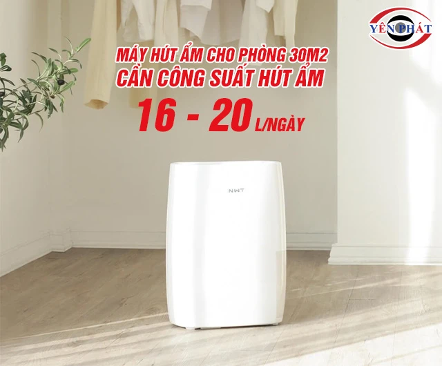  Máy hút ẩm cho phòng 30m2 