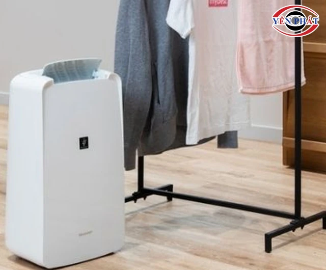 Đặt máy hút ẩm sấy quần áo trong phòng kín