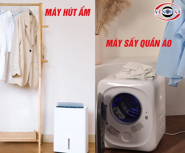máy hút ẩm sấy quần áo và máy sấy chuyên dụng