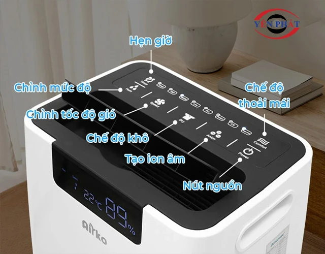 ưu tiên cảm biến độ ẩm tự động mua máy hút ẩm tại Hà Nội