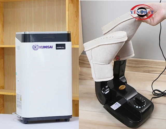 So sánh máy hút ẩm giày với máy sấy giày mini chuyên dụng
