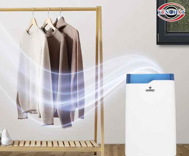 máy hút ẩm Kosmen sấy quần áo