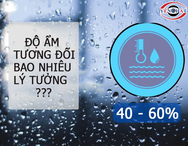 độ ẩm tương đối bao nhiêu lý tưởng