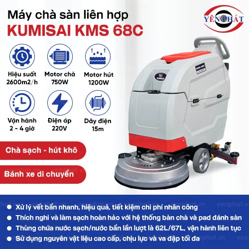 Máy chà sàn Kumisai - KMS 68C 2