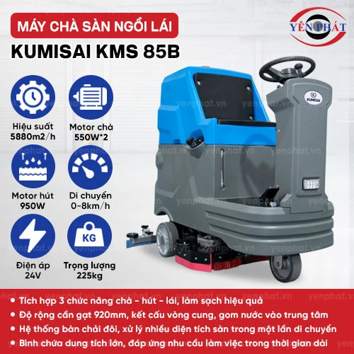 Máy chà sàn ngồi lái Kumisai KMS 85B 2