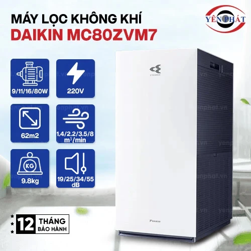 Máy lọc không khí Daikin MC80ZVM7 2