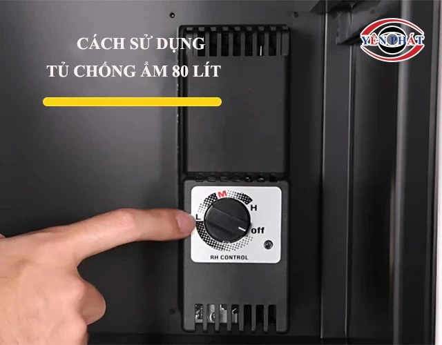 Hướng dẫn sử dụng tủ chống ẩm 80L