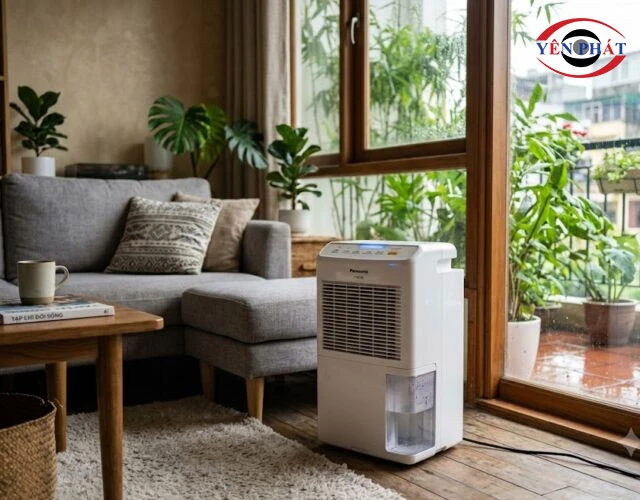 máy hút ẩm 10L chạy êm ru